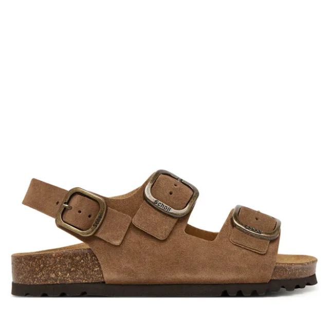 Sandały Scholl Noelle Backstrap F00902 Brązowy