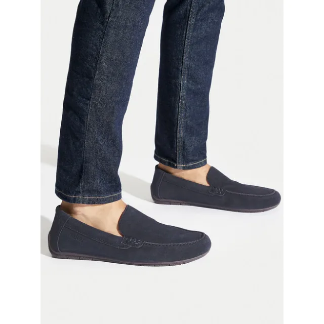 Mokasyny Rieker 09557-14 Granatowy