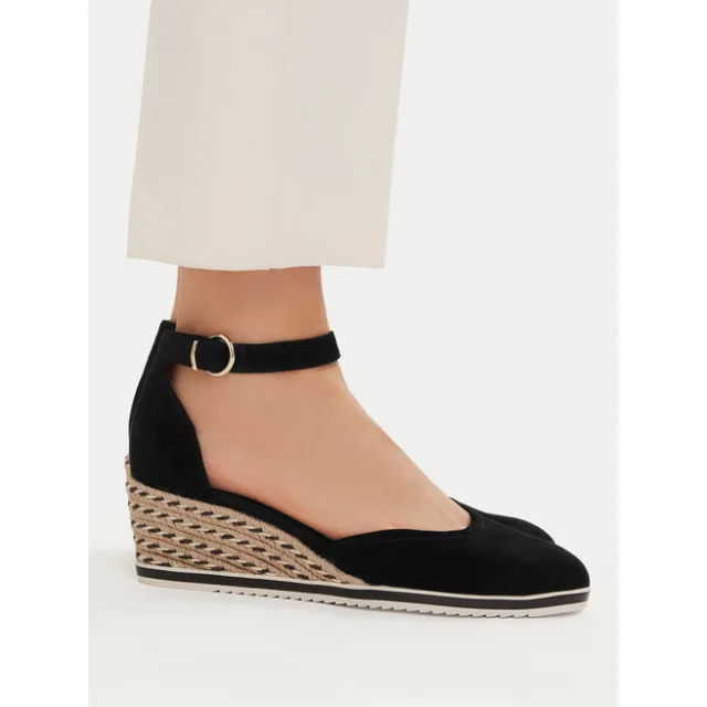 Espadryle Tamaris 1-22309-42 Czarny