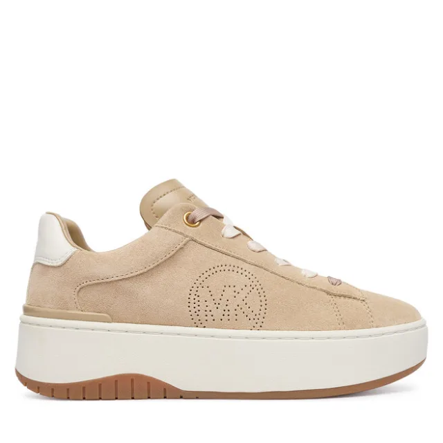 Sneakersy MICHAEL Michael Kors Dootie 43T6DTFS1S Beżowy
