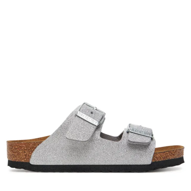 Klapki Birkenstock Arizona Kids 1030477 Srebrny