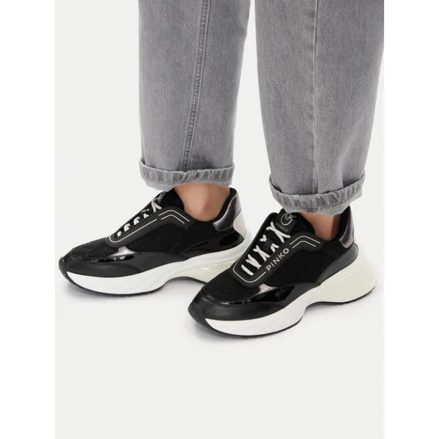 Sneakersy PINKO Ariel 19 SS0097 P140 Czarny