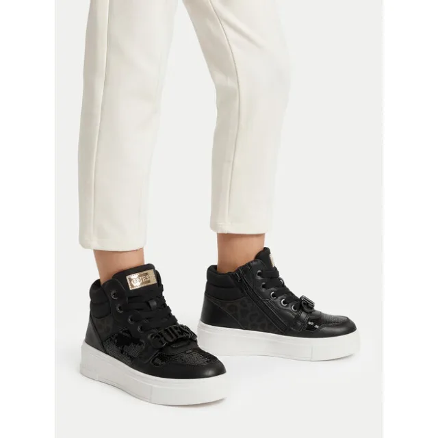 Sneakersy Guess CEOWB-AVO-357-05 Czarny