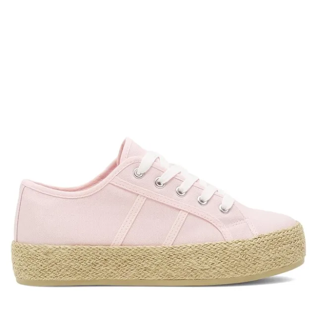 Espadryle DeeZee WSS21067-01 Różowy