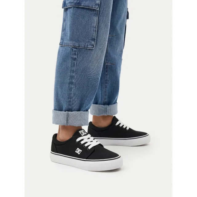 Tenisówki DC Shoes CEOWB-LEA-ZL-DC001-CH Czarny