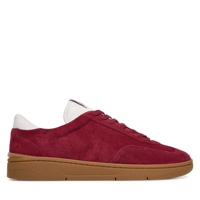 Sneakersy MICHAEL Michael Kors Wilton 42T5WLFS1S Bordowy