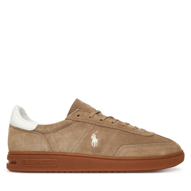 Sneakersy Polo Ralph Lauren Bedford 809967889002 Brązowy jasny