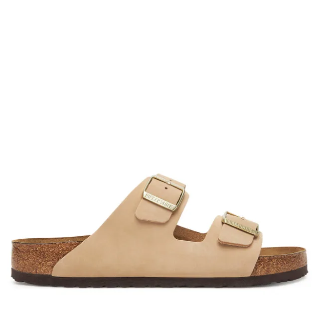 Klapki Birkenstock Arizona Sfb 1019013 Beżowy
