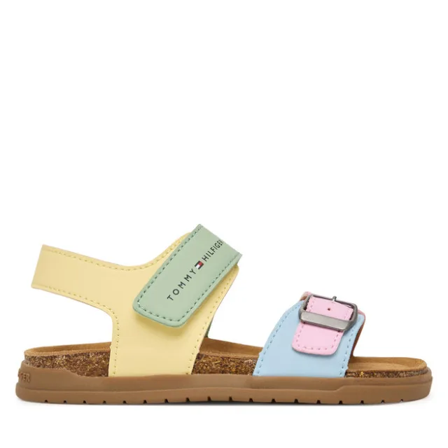 Sandały Tommy Hilfiger T3A2-34307-0326 S Kolorowy