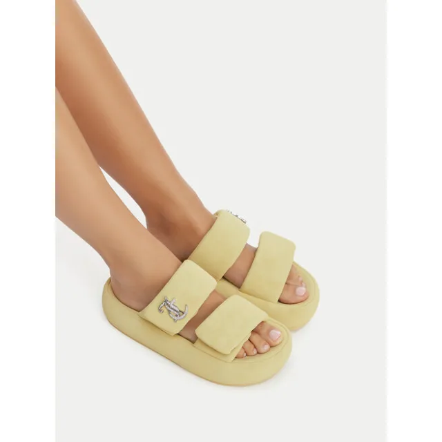 Klapki Juicy Couture CEO-WSS21515-06 Żółty