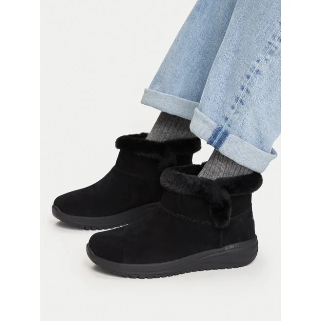 Śniegowce Skechers Waterproof Relaxed Fit: On-The-GO Stellar - Cozy Step 144745/BBK Czarny