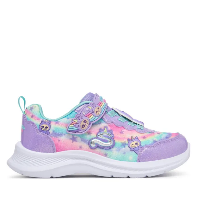 Sneakersy Skechers Jumpsters - Cutie Critters 302363L/LVMT Fioletowy