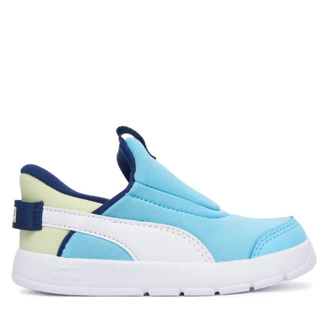 Sneakersy Puma Courtflex v3 Sliptech Inf 399735 Niebieski jasny