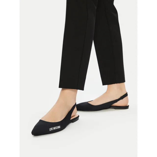 Baleriny LOVE MOSCHINO JA11021G1MIM0000 Czarny