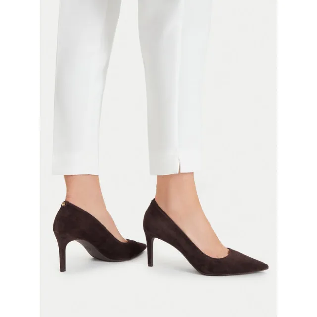 Szpilki MICHAEL Michael Kors Alina 40F2HNMP1S Brązowy