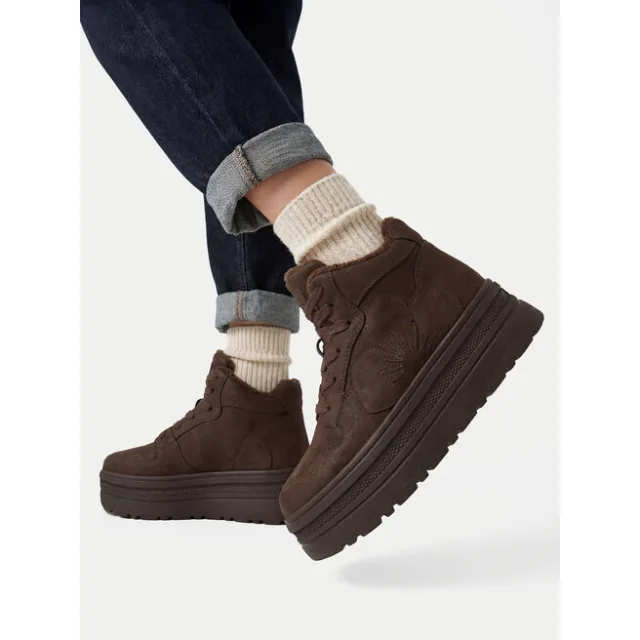 Sneakersy Roxy CEO-WSS21655-02 Brązowy