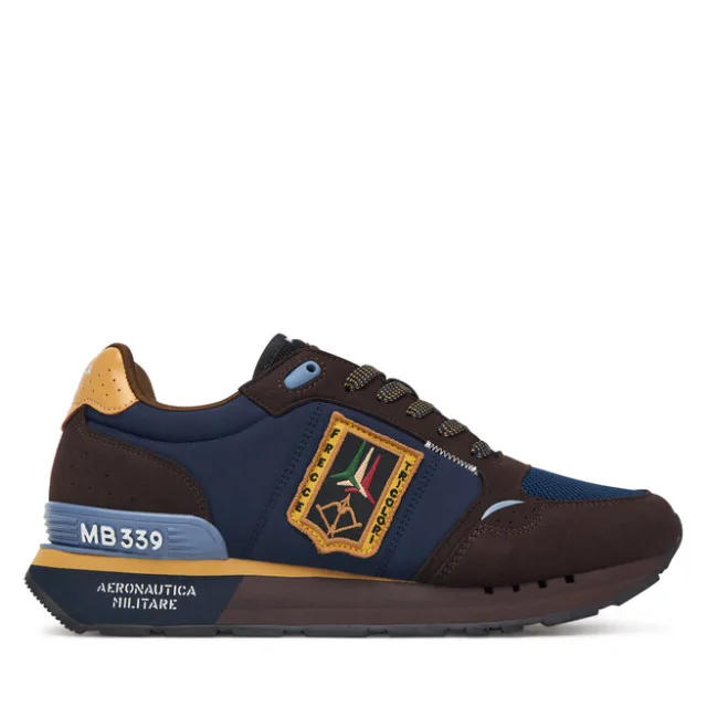 Sneakersy Aeronautica Militare 262SC0292UCT04394 Granatowy