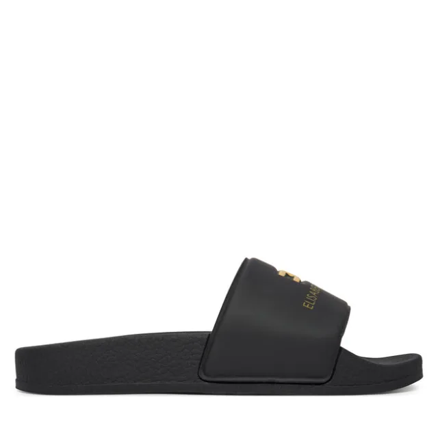 Klapki Elisabetta Franchi F4A0-E0607-1745 M Czarny