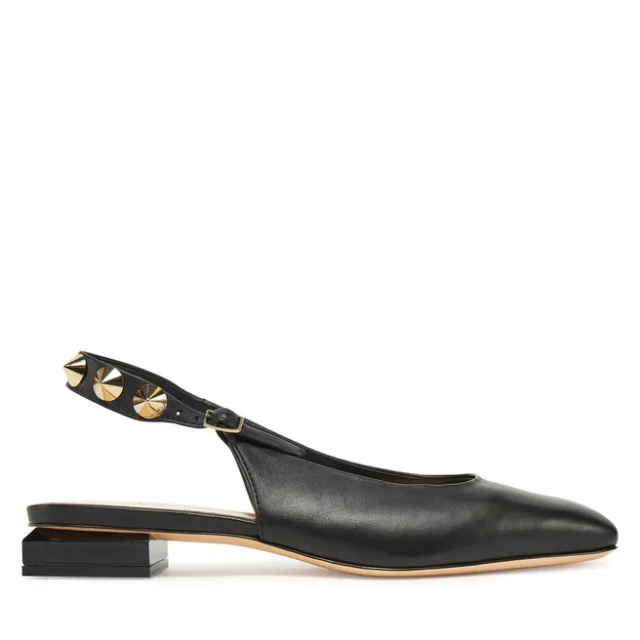 Baleriny AGL Angie L Spike D557007PCSOFTY0000 Czarny