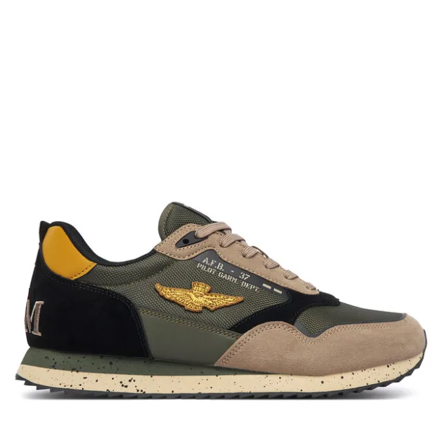 Sneakersy Aeronautica Militare 262SC0288UCT03545 Zielony