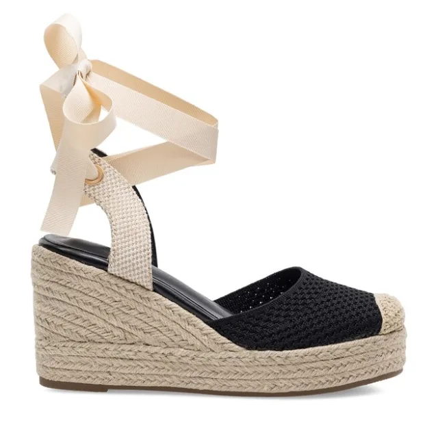 Espadryle DeeZee WS2509-001 Czarny