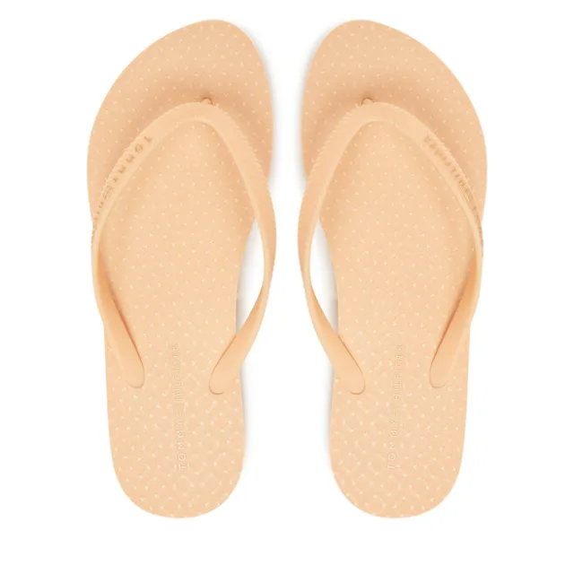 Japonki Tommy Hilfiger Hilfiger Strap Beach Sandal FW0FW08736 Pomarańczowy