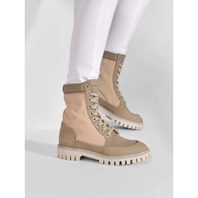 Trapery Tommy Hilfiger Th Casual Lace Up Boot FW0FW06549 Beżowy
