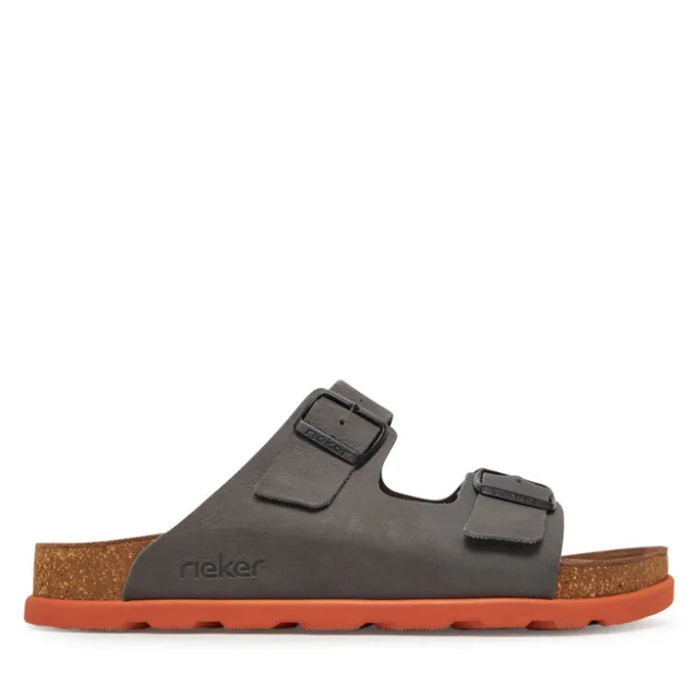 Klapki Rieker 21190-40 Szary
