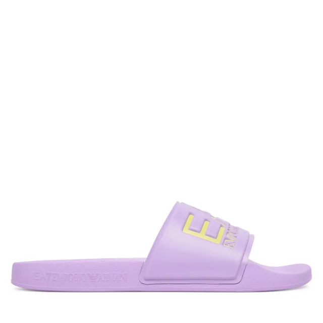 Klapki EA7 Emporio Armani 7X000108 AF15118 MZ628 Fioletowy