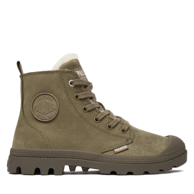 Trapery Palladium Pampa Hi Zip Wl 95982-377-M Zielony