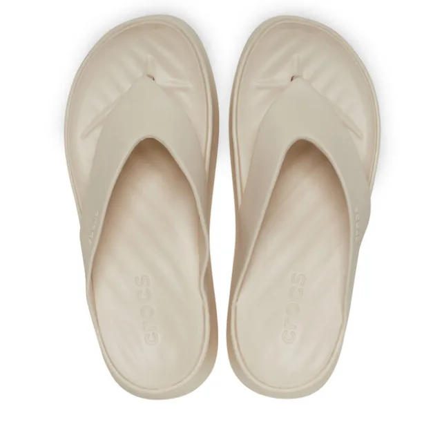 Japonki Crocs Getaway Platform Flip 209410 Beżowy