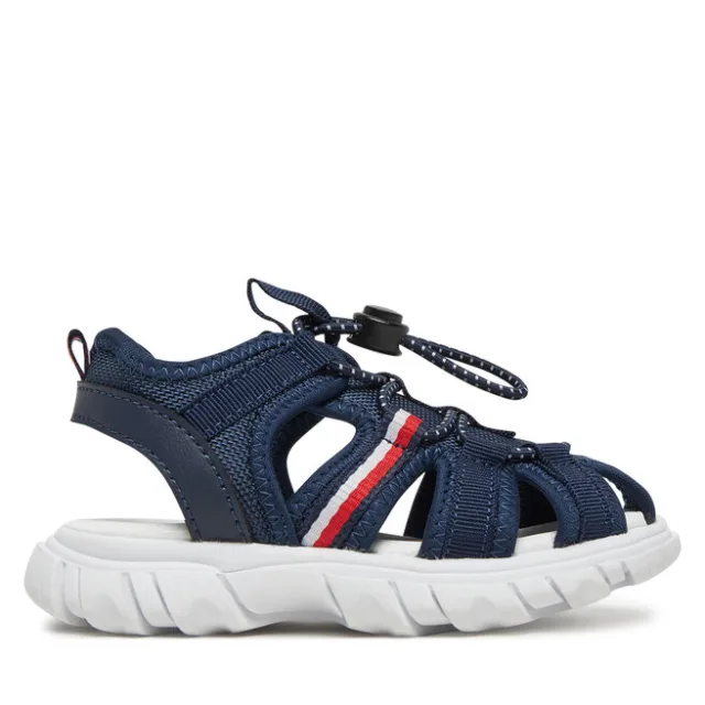 Sandały Tommy Hilfiger T1B2-33895-1591 M Granatowy