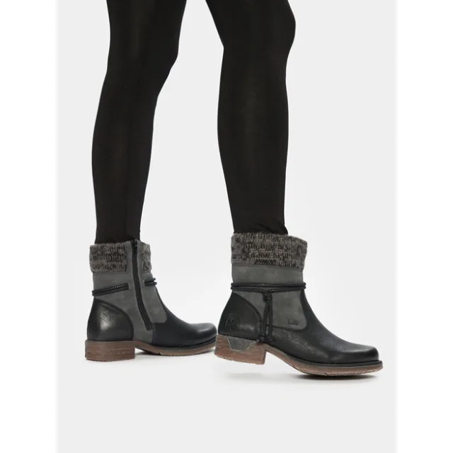 Botki Rieker 79688-00 Czarny