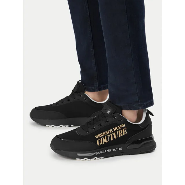 Sneakersy Versace Jeans Couture 80YA3SA5 Czarny