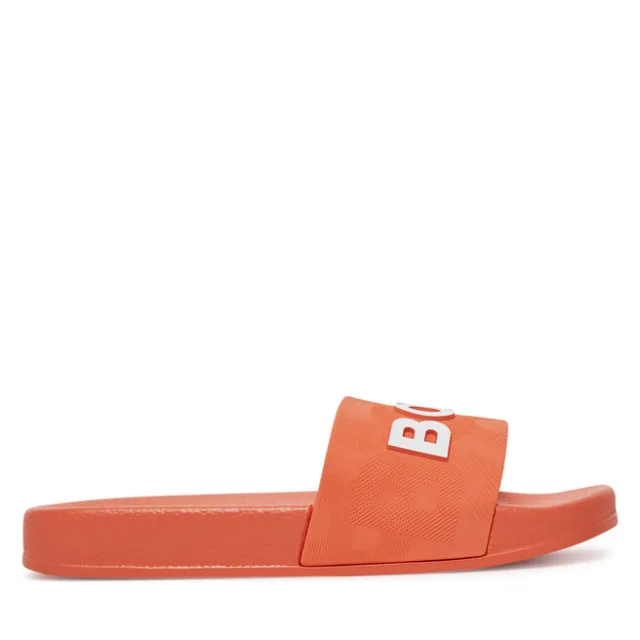 Klapki BOSS J51643 S Pomarańczowy