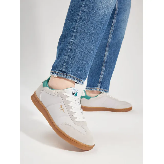 Sneakersy Pepe Jeans Player Combi M PMS00012 Beżowy jasny