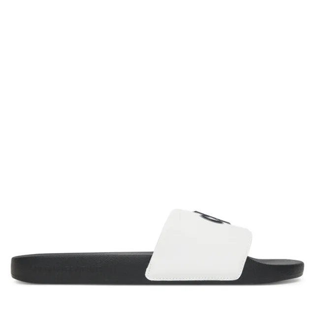 Klapki Calvin Klein Jeans Slide Jelly Mono Pu YM0YM01281 Biały