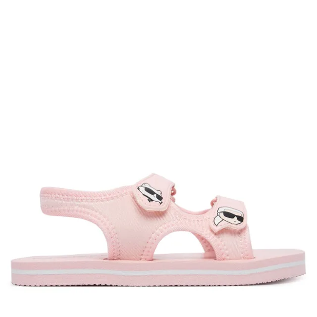 Sandały KARL LAGERFELD Z31183 S Różowy