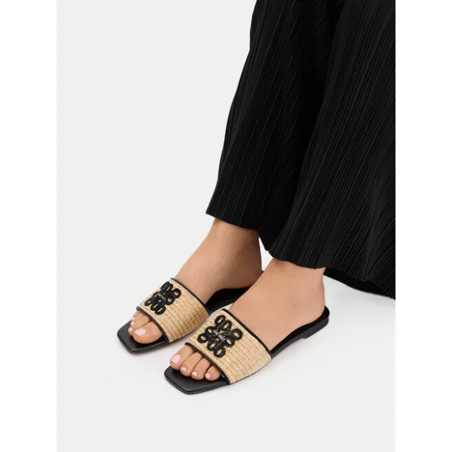 Klapki Nine West CEO-SMRL393661 Beżowy
