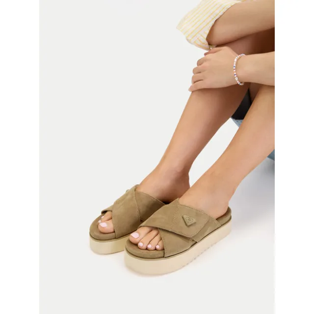 Klapki Roxy CWBEOB-HY22031-2 Beżowy