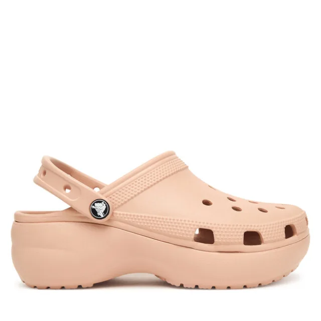 Klapki Crocs Classic Platform Clog 206750 Beżowy