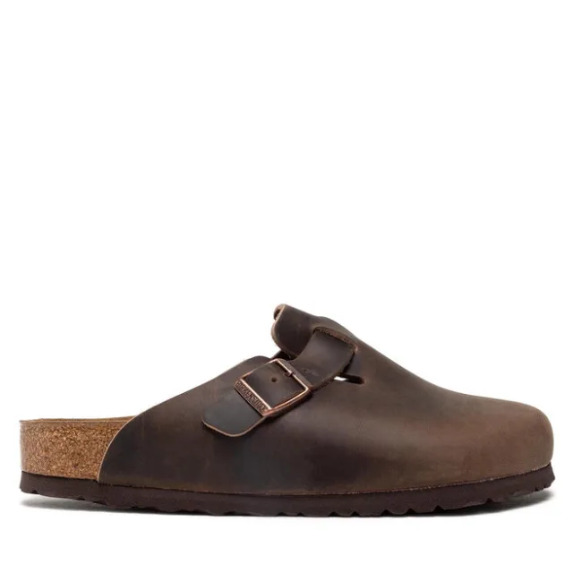 Klapki Birkenstock Boston Bs 860131 Brązowy