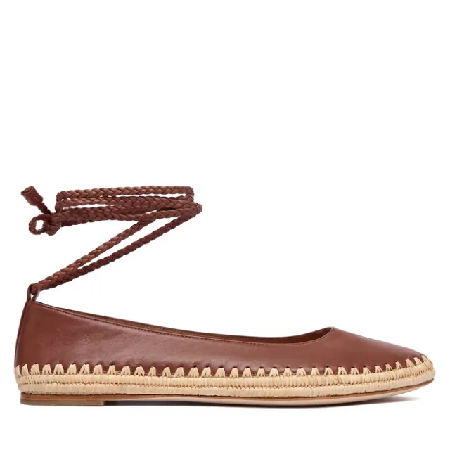 Espadryle Max Mara 2614521012670 Brązowy