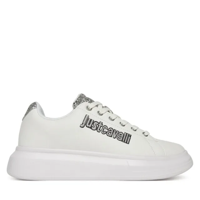 Sneakersy Just Cavalli 79RA3SB3 ZPB46 Biały