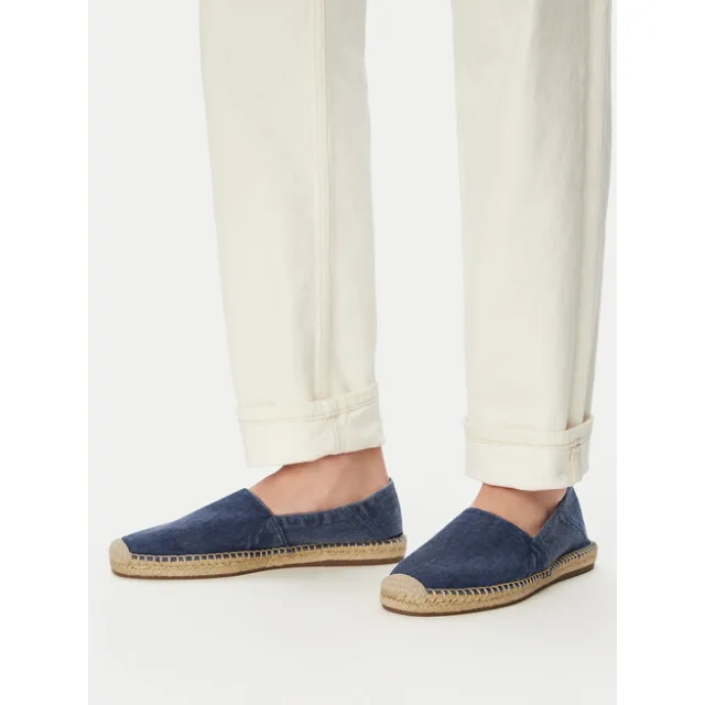 Espadryle Polo Ralph Lauren Cevio Washed Canvas 803P07659001 Niebieski
