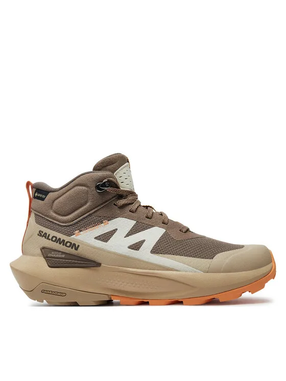 Trekkingi Salomon Elixir Activ Mid Gore-Tex L47457200 Beżowy