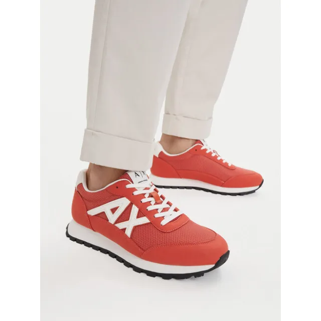 Sneakersy Armani Exchange XM001960 AF19388 MZ440 Czerwony jasny