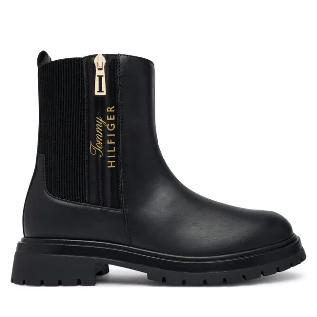Botki Tommy Hilfiger Ashlyn T3A5-35161-1355 S Czarny
