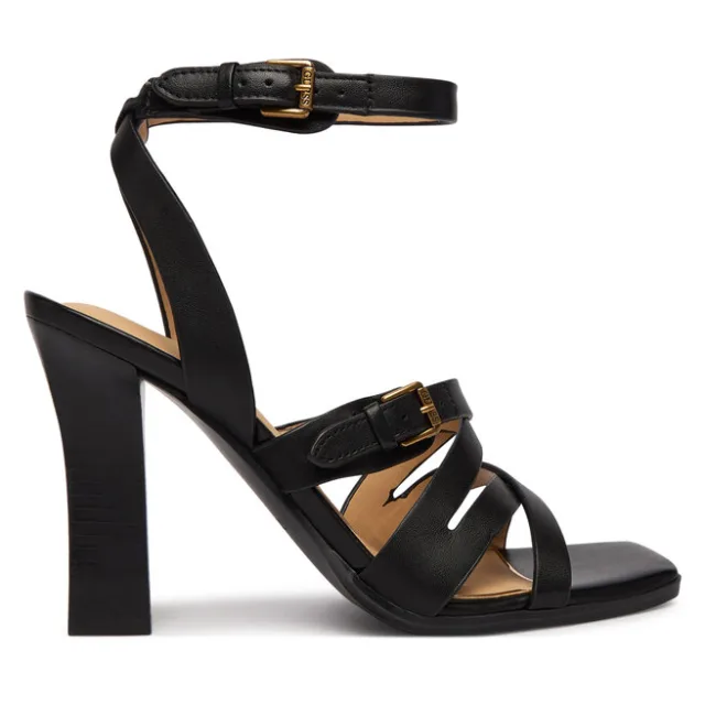 Sandały Guess FLJRAD LEA03 Czarny