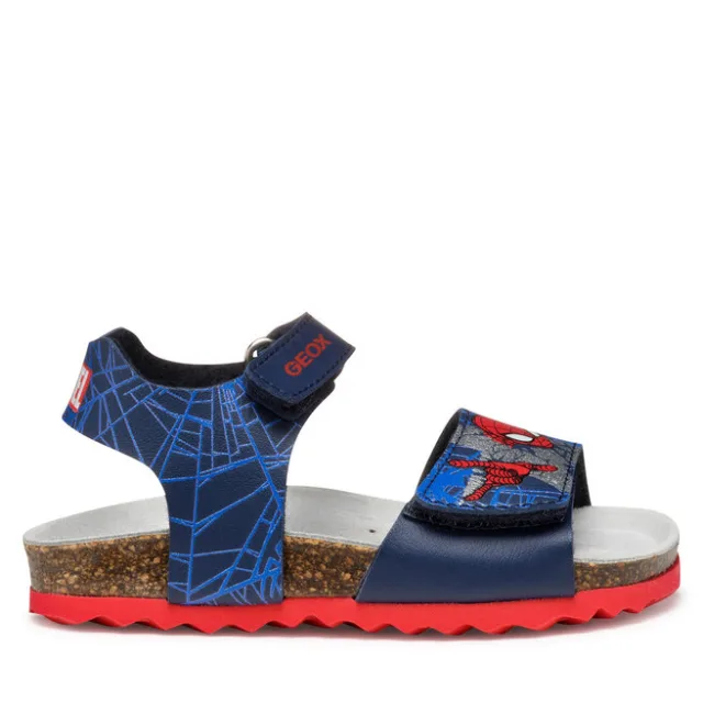 Sandały Geox B Sandal Chalki B552QC 000BC C0735 M Granatowy